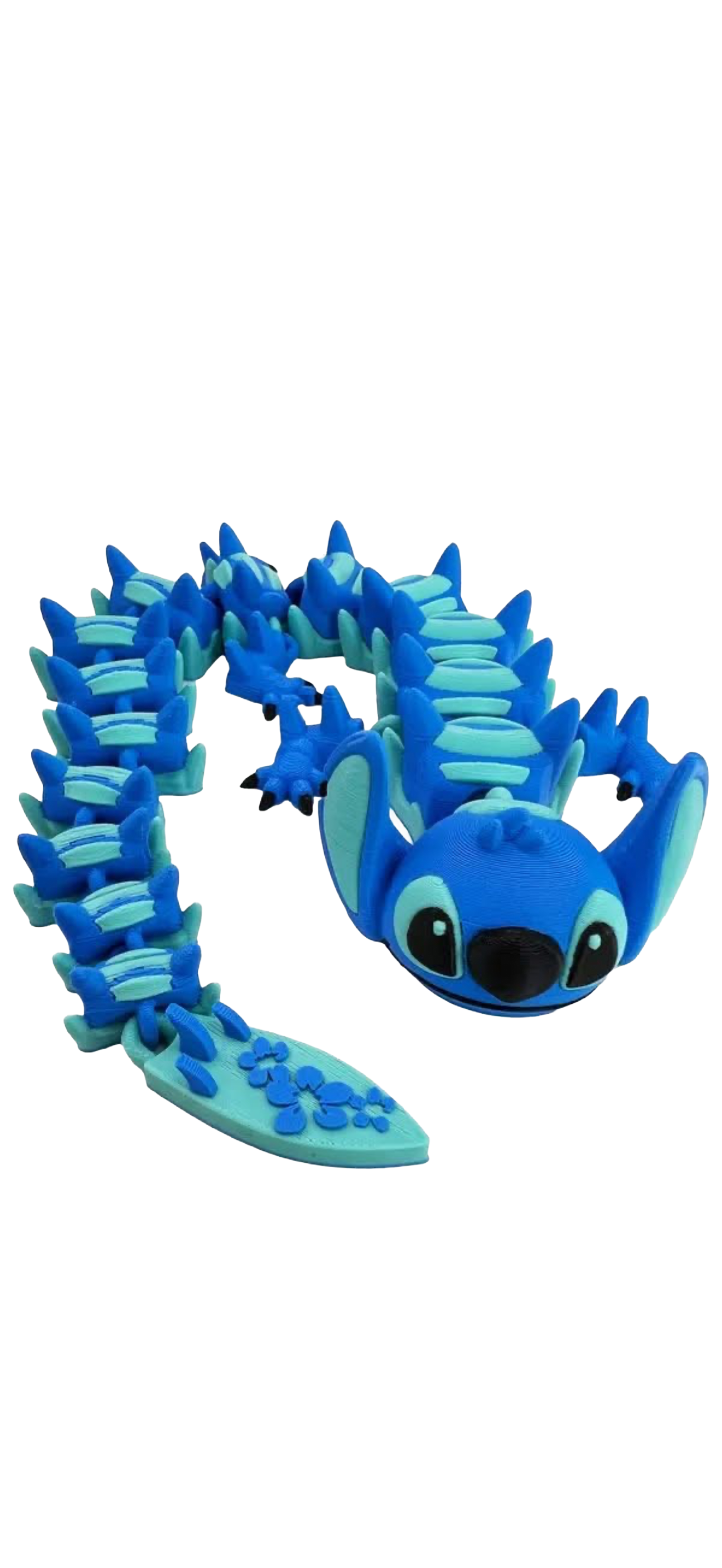 Large blue stitch dragon